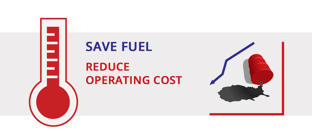Save fuel with efficient insulation. Reduce operating cost.